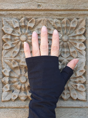 
            
                Load image into Gallery viewer, Merino Fingerless Gloves - Regular Length
            
        