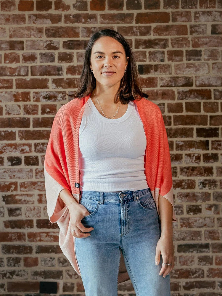 Cardigan Shrug Two Tone