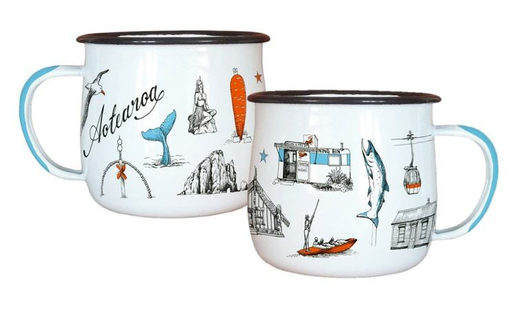 Aotearoa Enamel Mugs