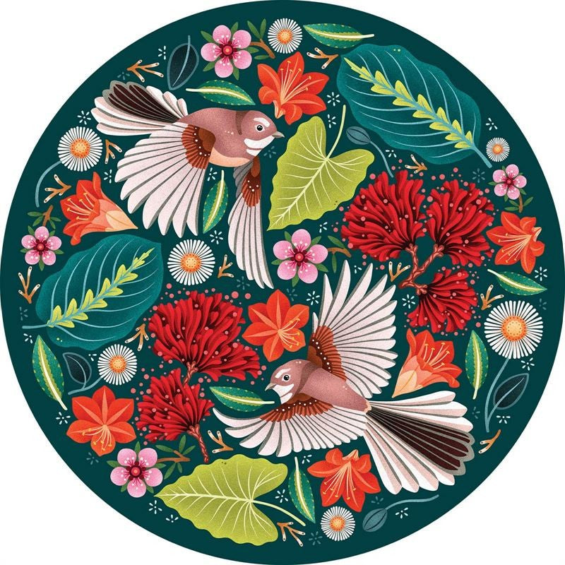 Jigsaw Puzzle - Chirpy Fantails 1000 Pce