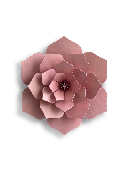 Lovi Wooden Decor Flower