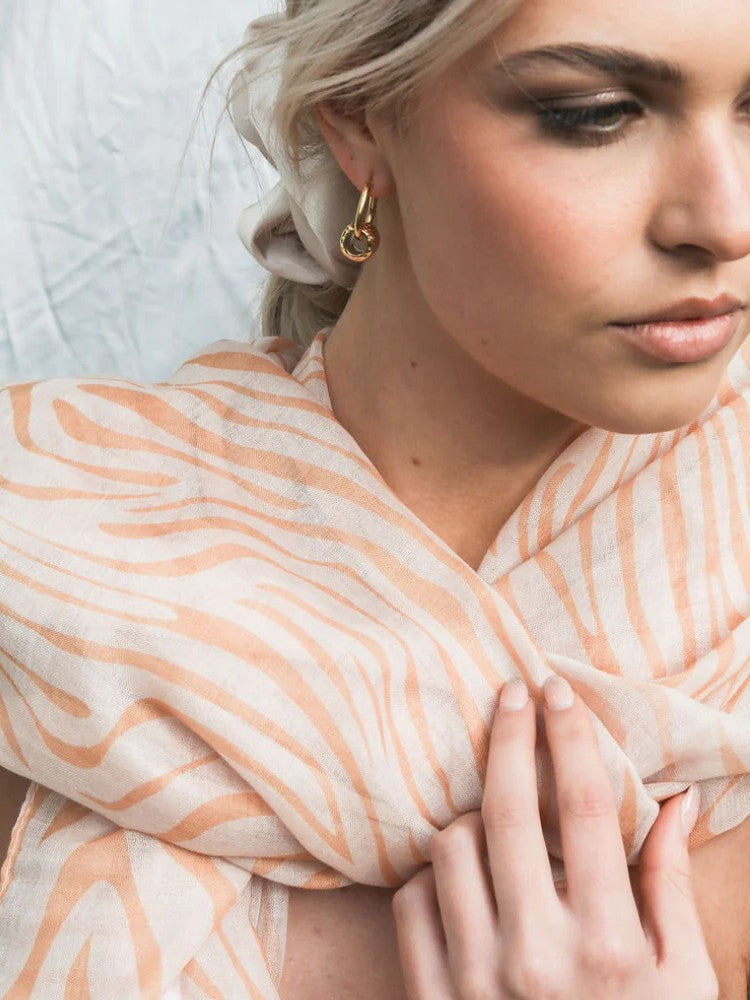 Scarf - Bronze Zebra