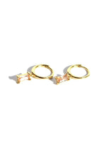 Huggie Drop Earrings