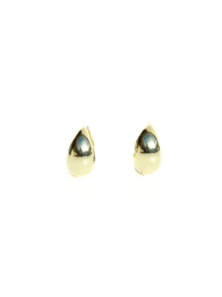 Small Tear Drop Gold Earrings