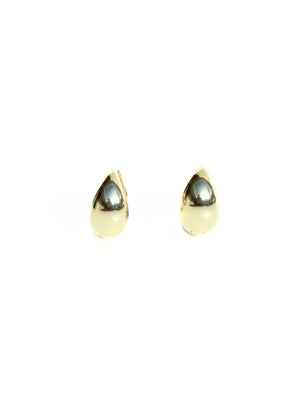 Small Tear Drop Gold Earrings