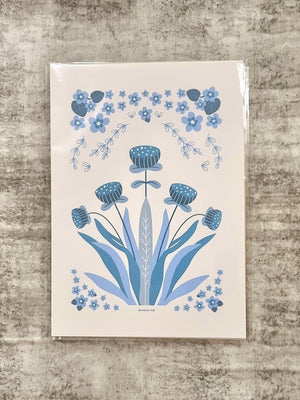 Petals & Pods A4 Art Print