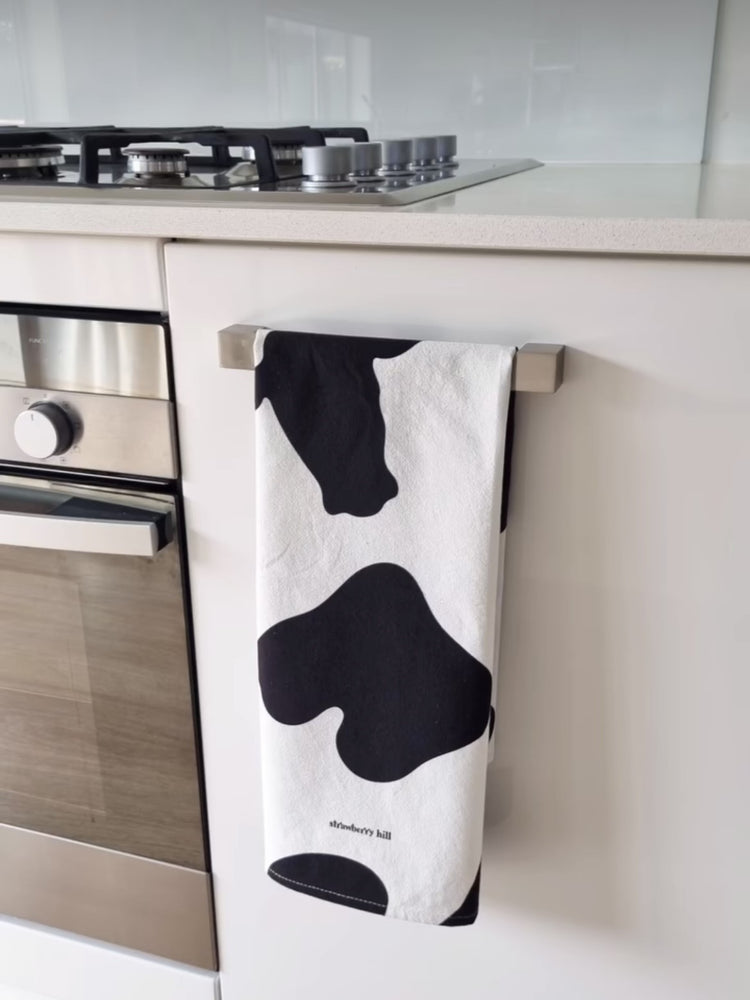 Cow Print Tea Towel
