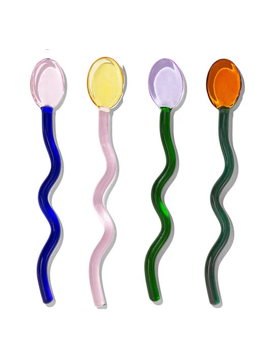 Glass Cocktail Stirrer Set