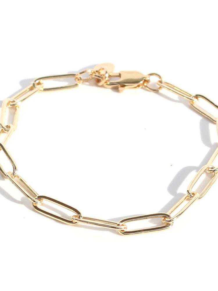 Paperclip Necklace - Gold