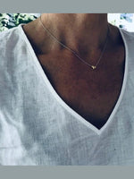 Fine Sterling Silver Heart Choker Necklace