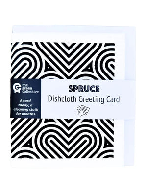 Spruce Dishcloth Greeting Cards