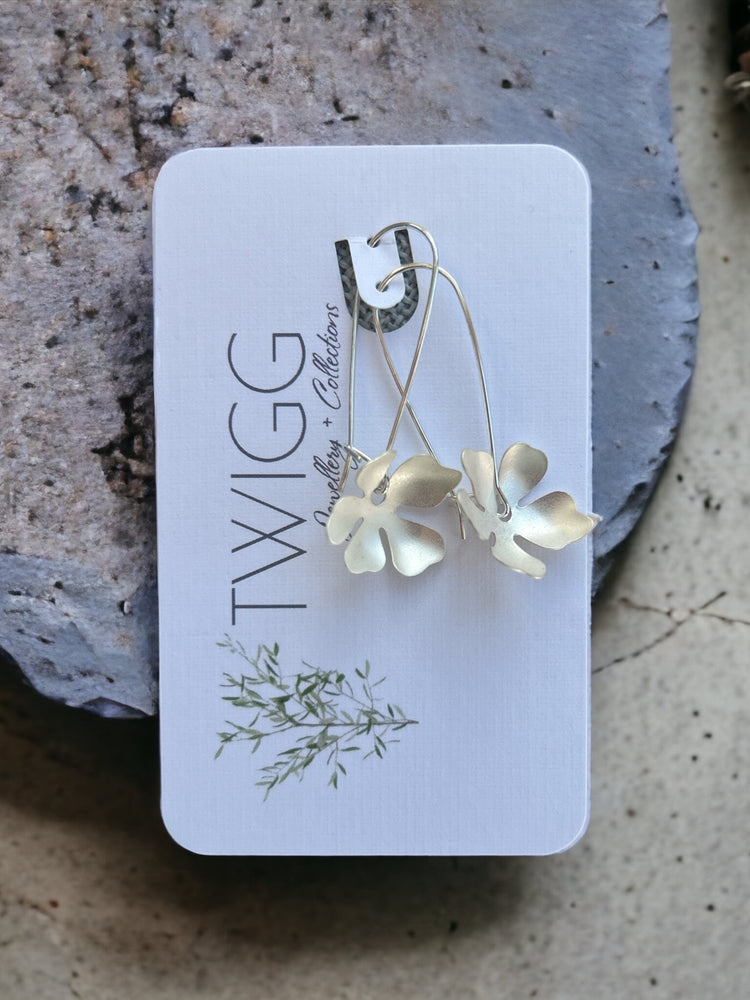 Casted Flower Earrings