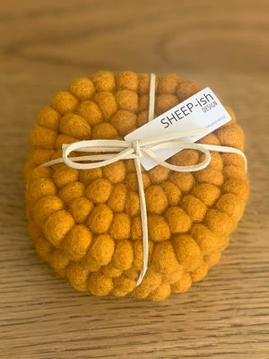 Felt Ball Coasters